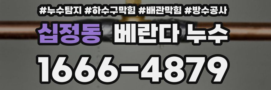 십정동 베란다 누수