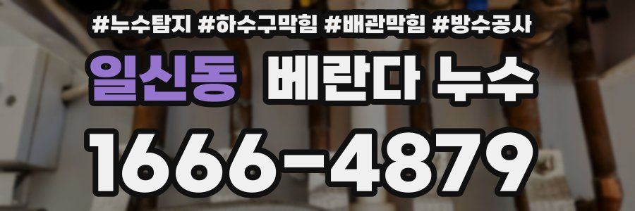 일신동 베란다 누수