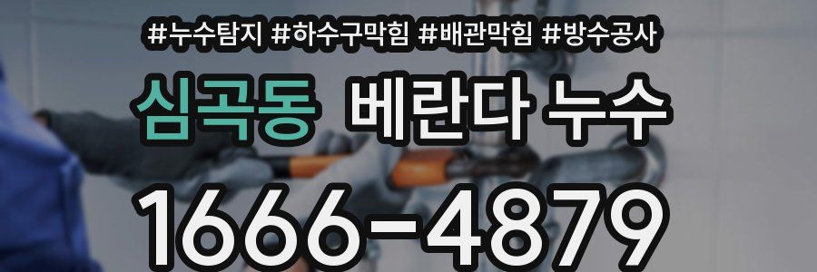 심곡동 베란다 누수