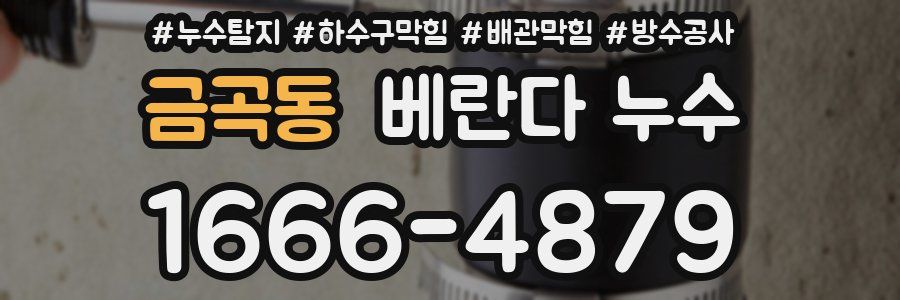 금곡동 베란다 누수
