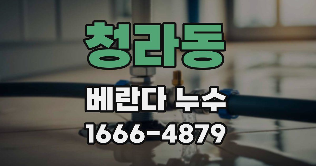 청라동 베란다 누수