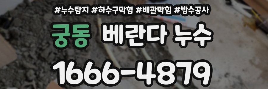 궁동 베란다 누수