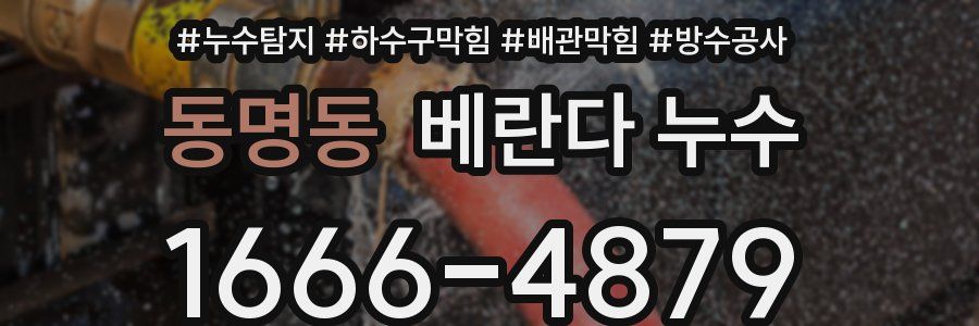 동명동 베란다 누수
