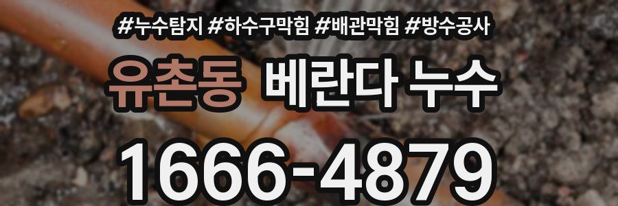 유촌동 베란다 누수