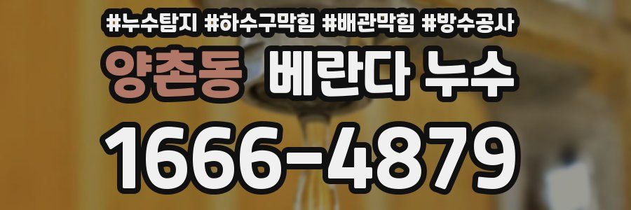 양촌동 베란다 누수