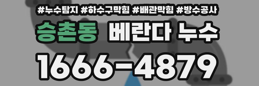 승촌동 베란다 누수