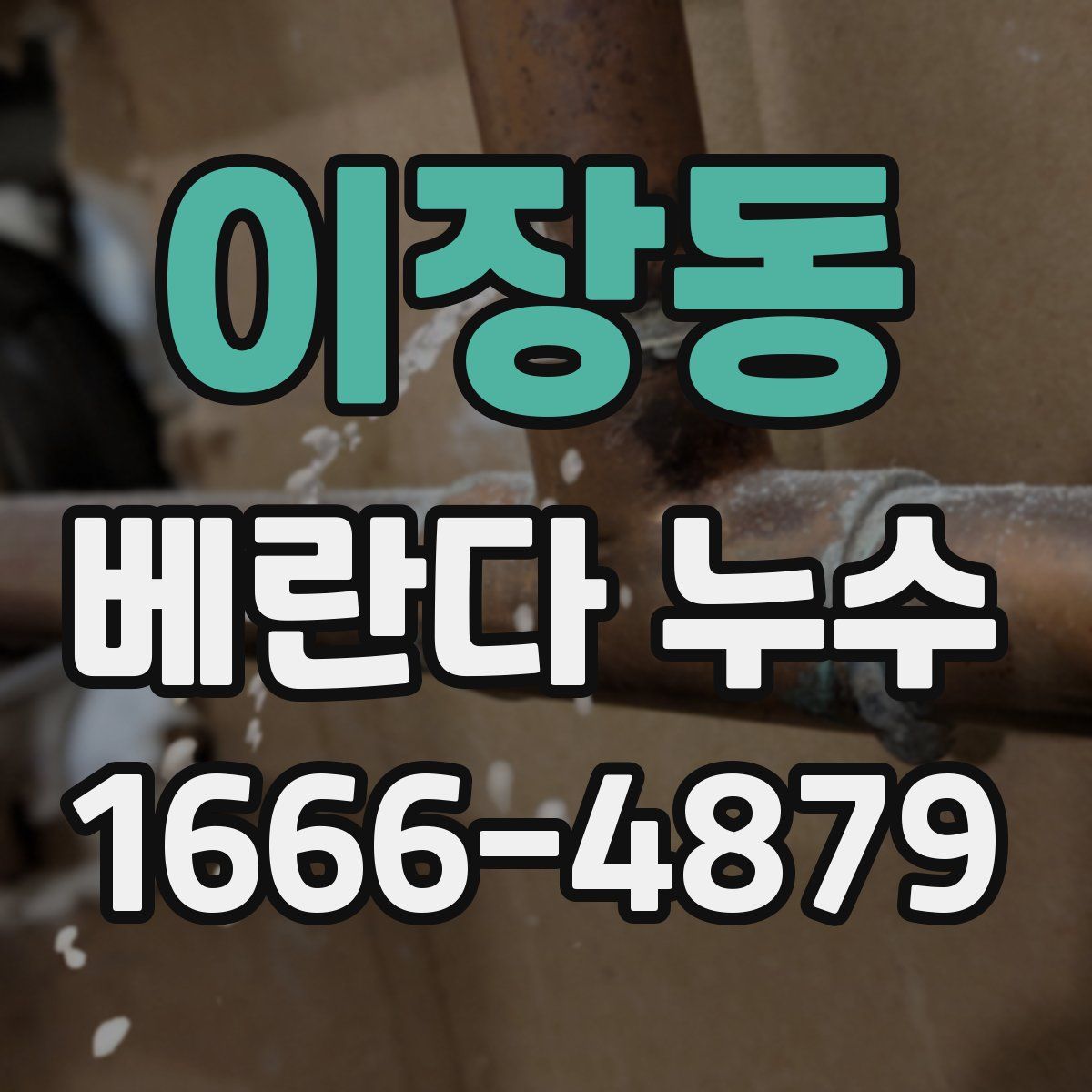 이장동 베란다 누수