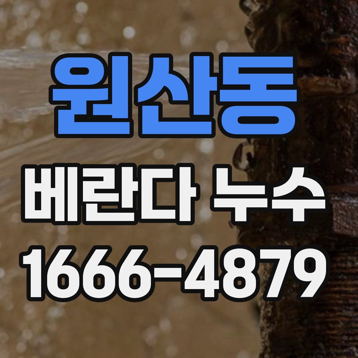 원산동 베란다 누수