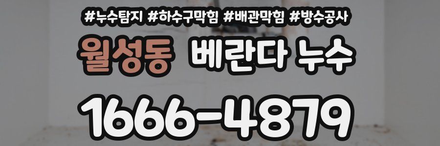 월성동 베란다 누수