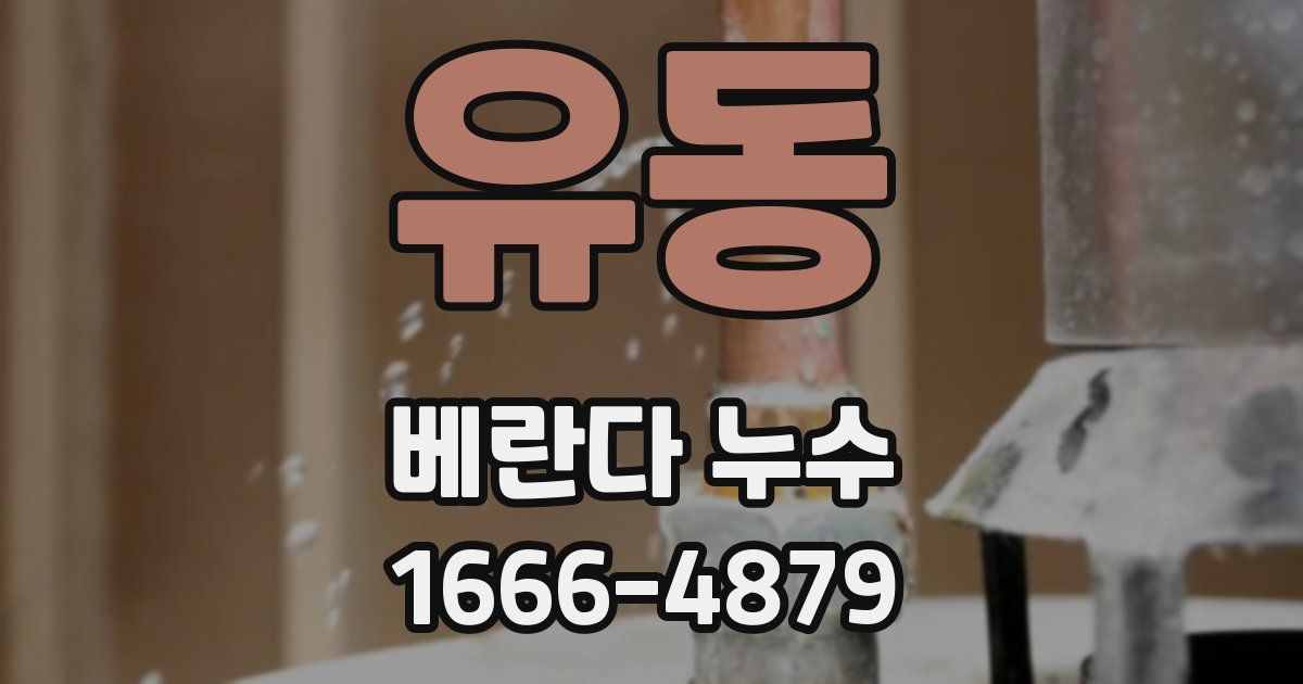 유동 베란다 누수