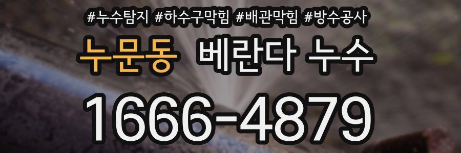 누문동 베란다 누수