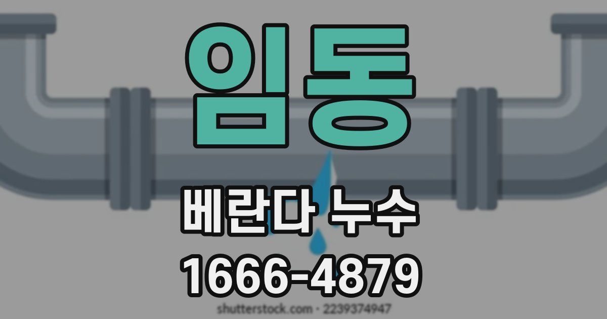 임동 베란다 누수