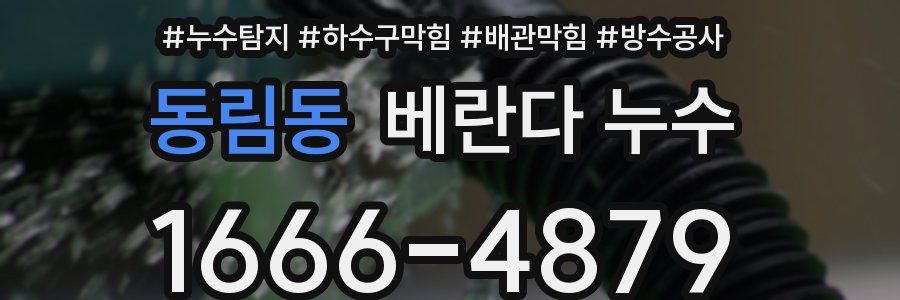 동림동 베란다 누수
