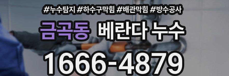 금곡동 베란다 누수