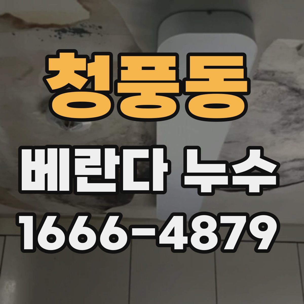 청풍동 베란다 누수