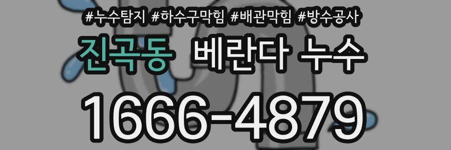 진곡동 베란다 누수