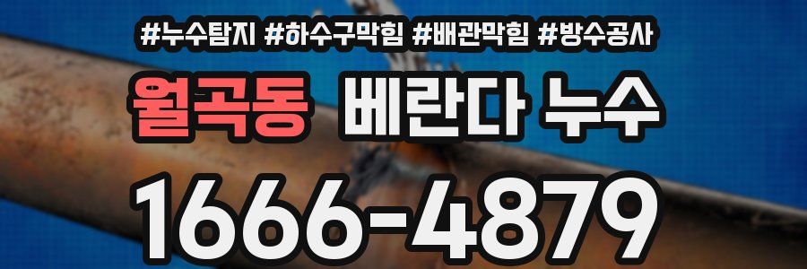 월곡동 베란다 누수