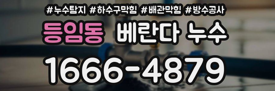 등임동 베란다 누수