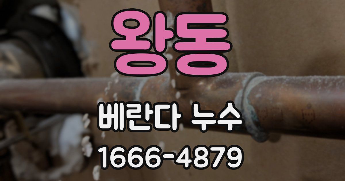 왕동 베란다 누수