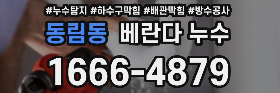 동림동 베란다 누수