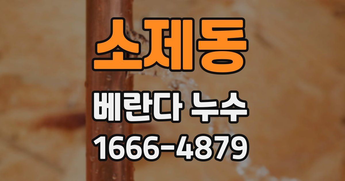 소제동 베란다 누수
