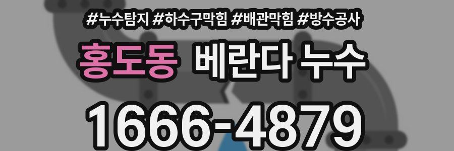홍도동 베란다 누수