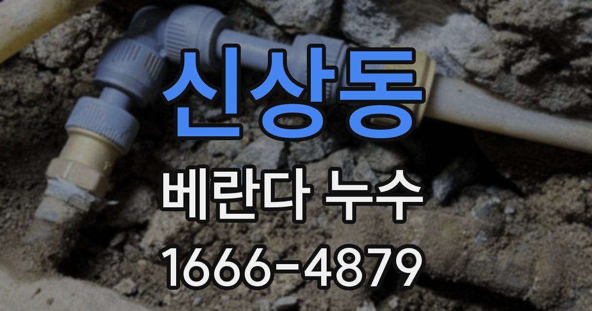 신상동 베란다 누수