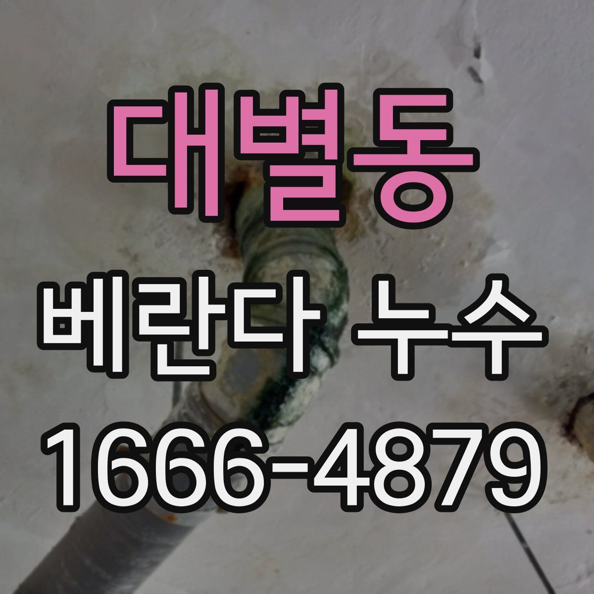 대별동 베란다 누수