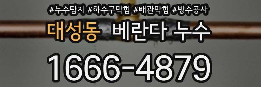 대성동 베란다 누수