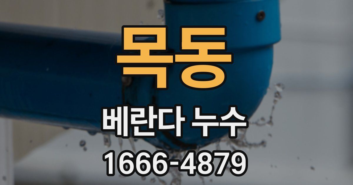 목동 베란다 누수