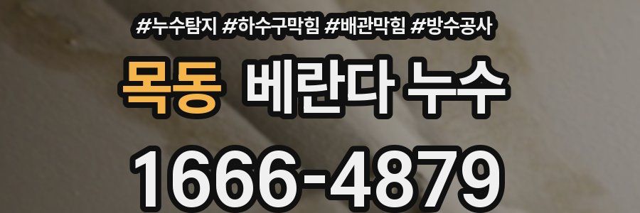 목동 베란다 누수