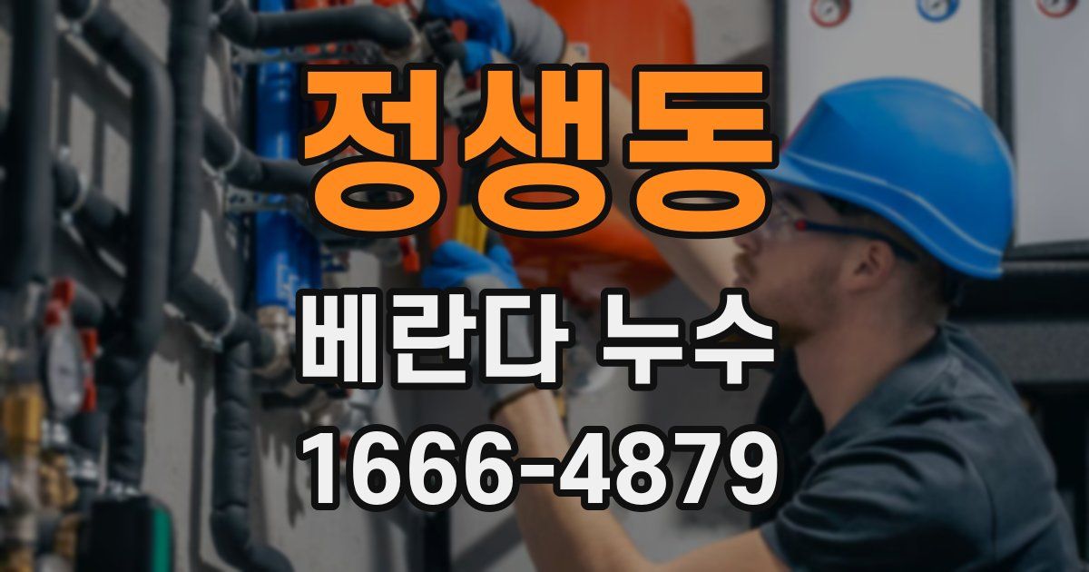 정생동 베란다 누수