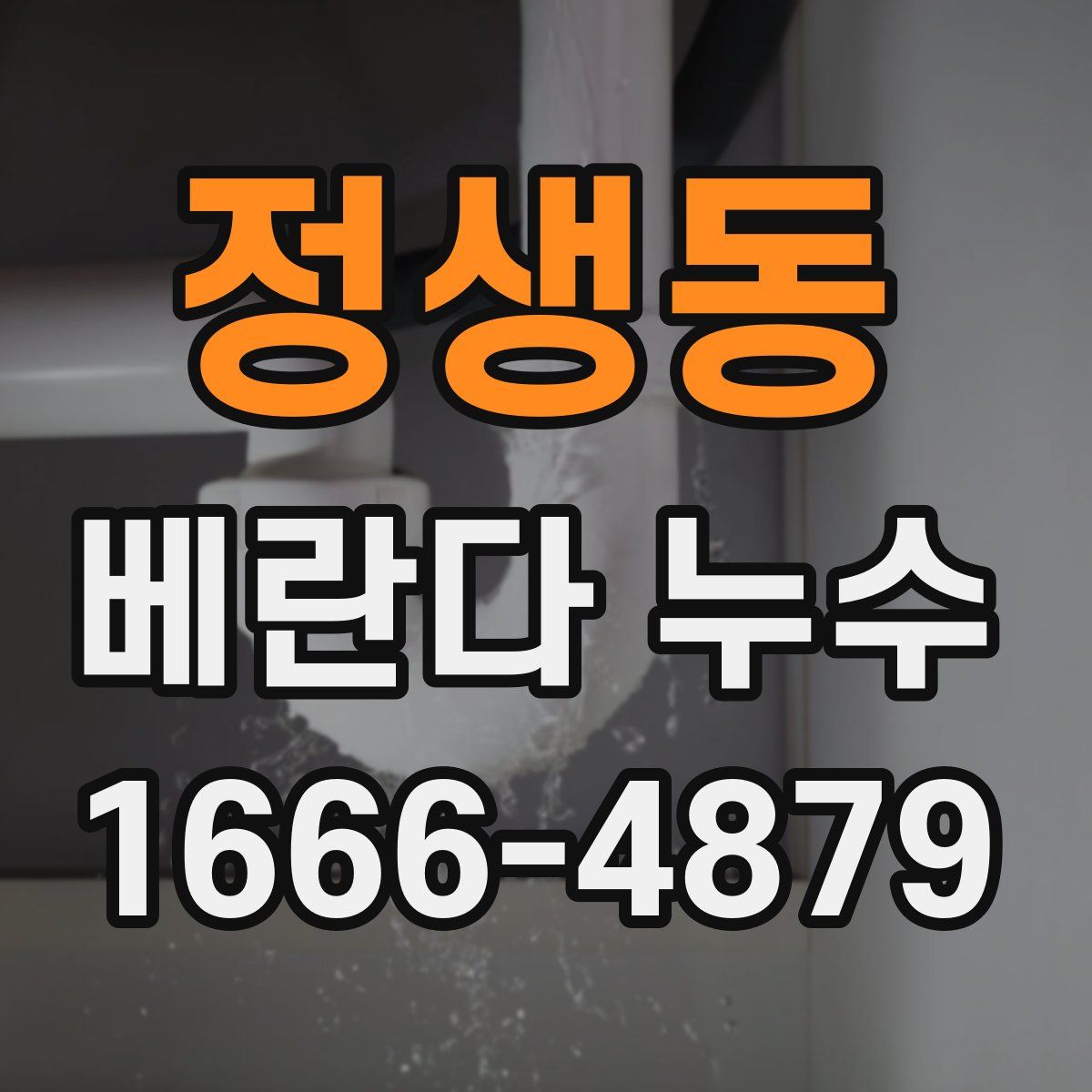 정생동 베란다 누수
