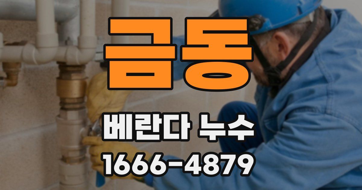 금동 베란다 누수