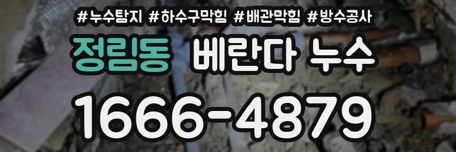 정림동 베란다 누수