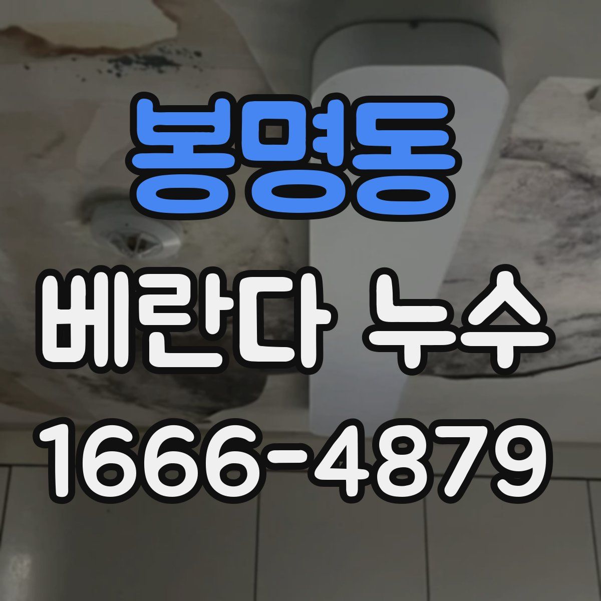 봉명동 베란다 누수