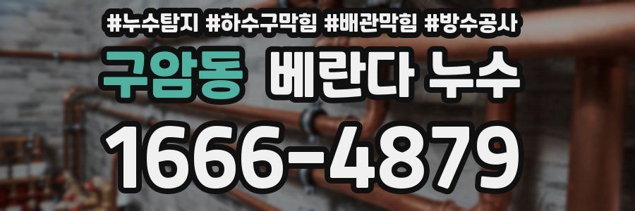 구암동 베란다 누수