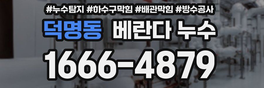 덕명동 베란다 누수