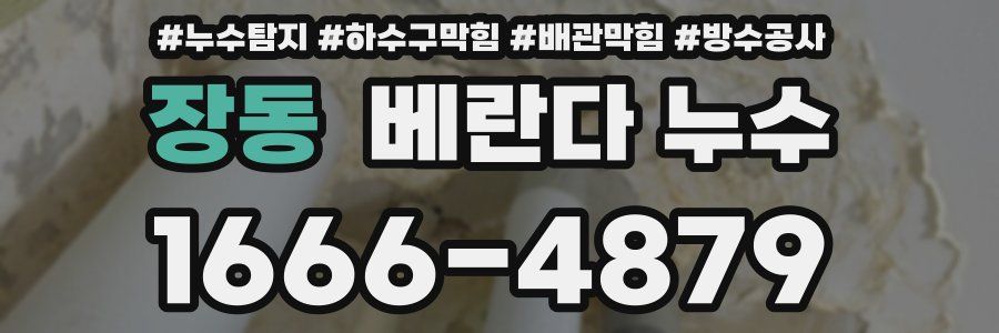 장동 베란다 누수