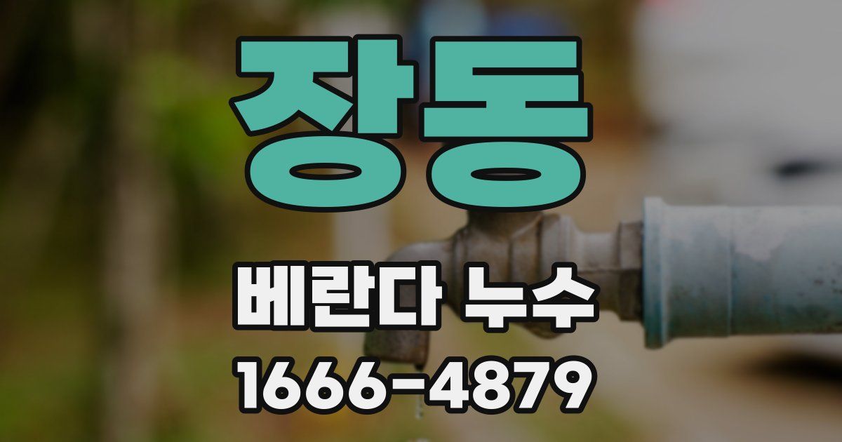 장동 베란다 누수