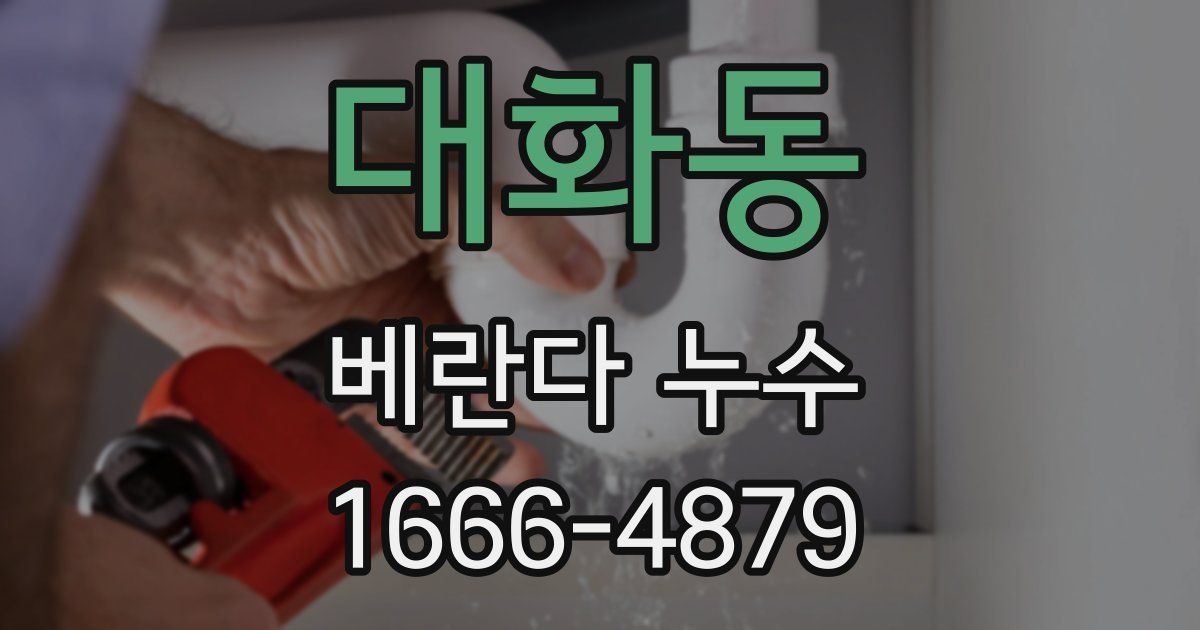 대화동 베란다 누수