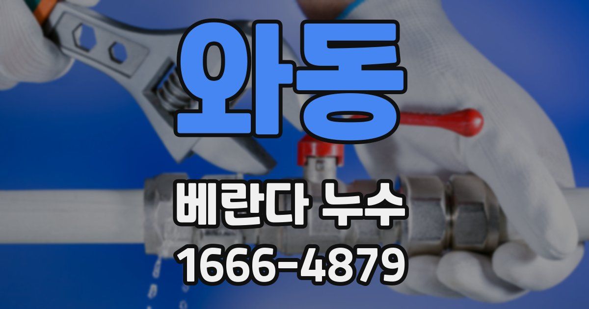 와동 베란다 누수