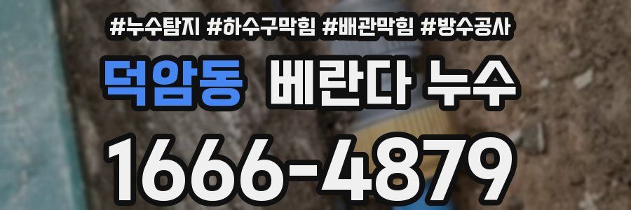 덕암동 베란다 누수