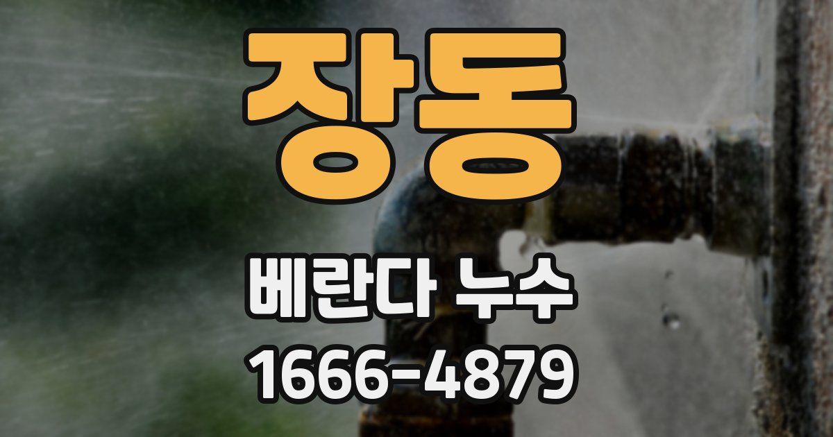 장동 베란다 누수