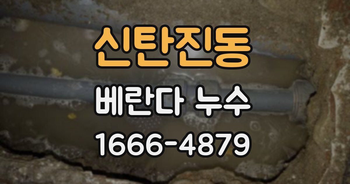 신탄진동 베란다 누수