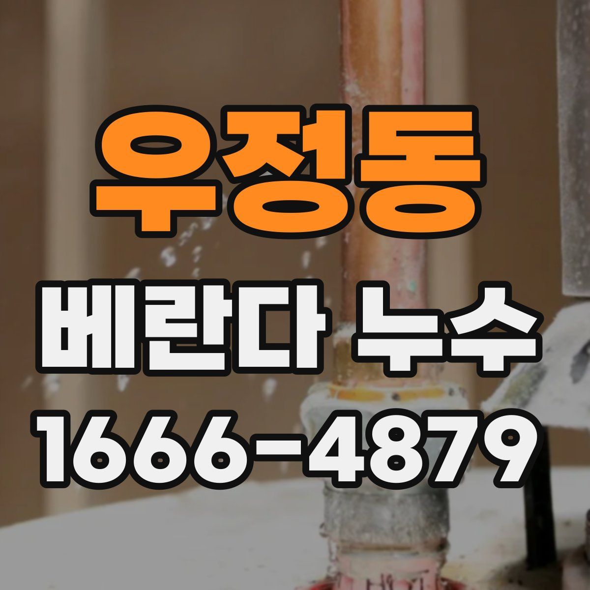 우정동 베란다 누수