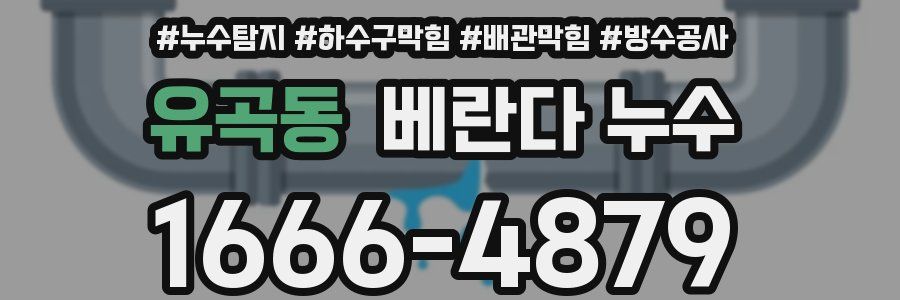 유곡동 베란다 누수