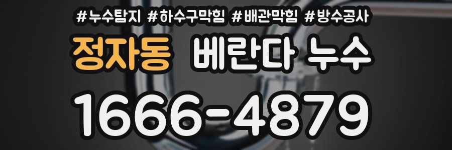 정자동 베란다 누수