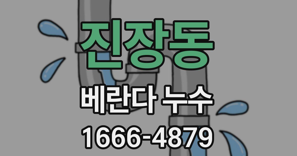 진장동 베란다 누수