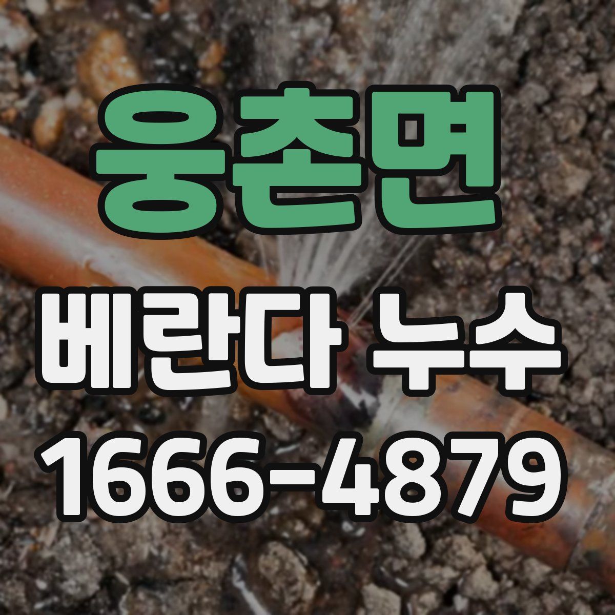 웅촌면 베란다 누수